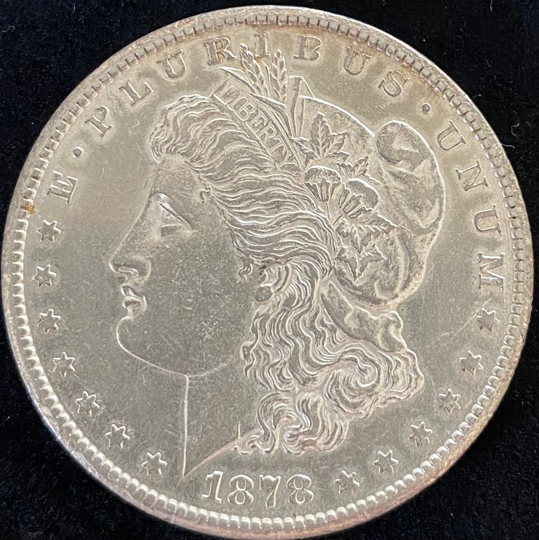 1878-CC Morgan Silver Dollar Coin BU (1 of 2)
