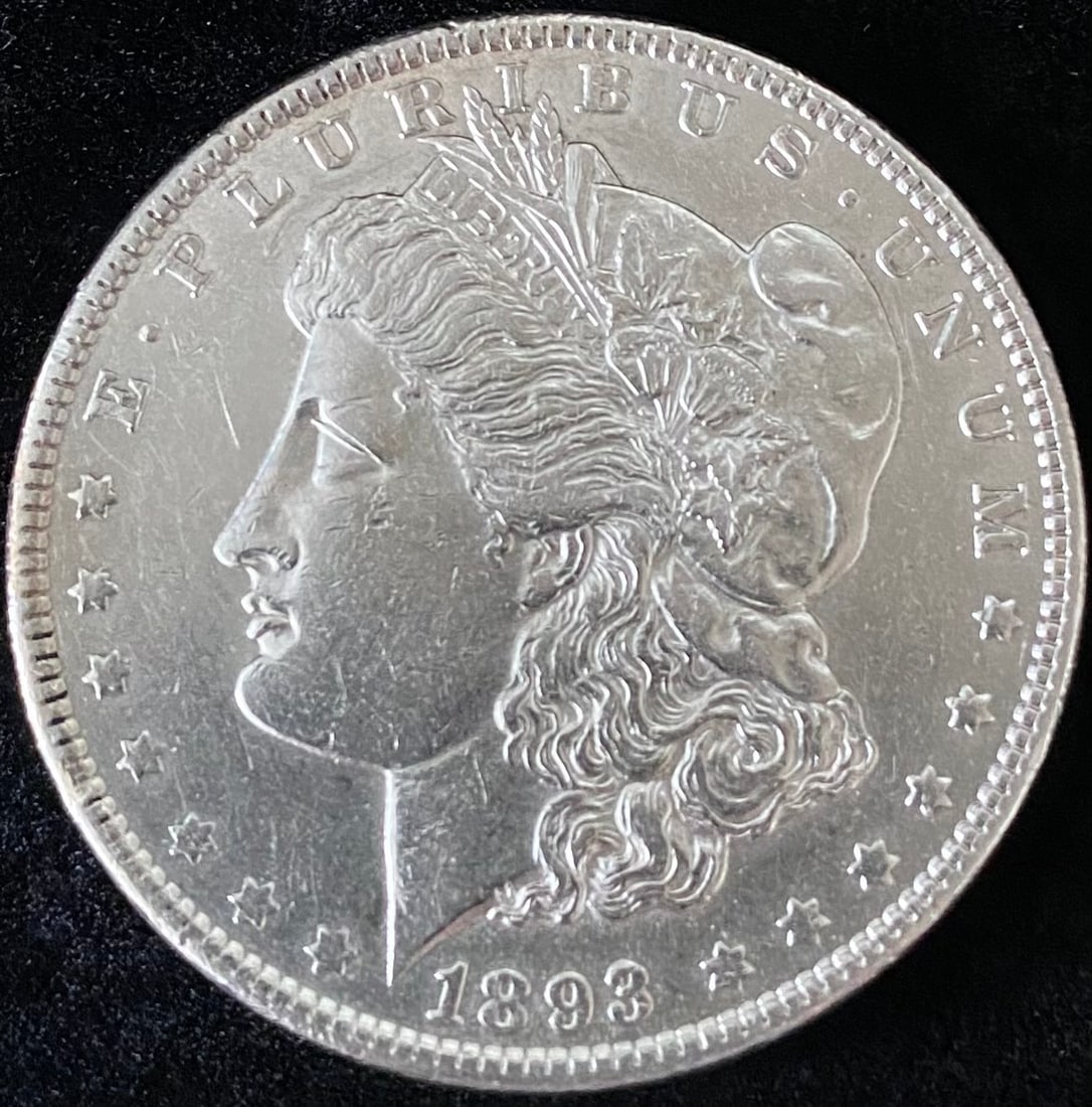 1893 Morgan Silver Dollar (1 of 2)