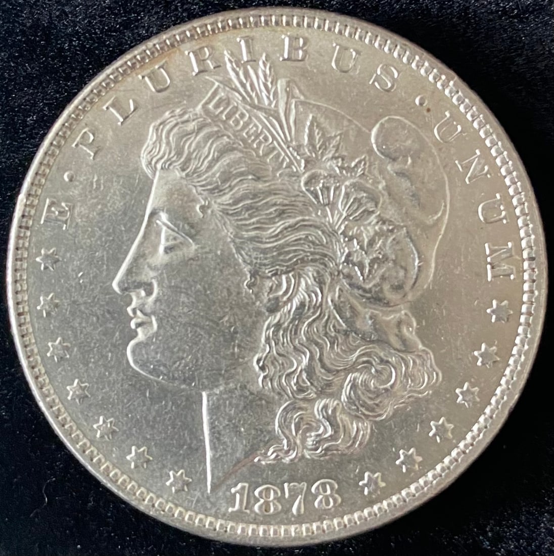 1878 Weak 7/8 TF Morgan Silver Dollar PL (1 of 2)