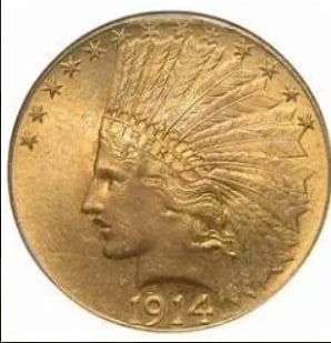 1 of 7: GEM BU $10 Mixed Indian Head & Liberty Head Gold Bank Roll of 5 Coins (1 of 2)