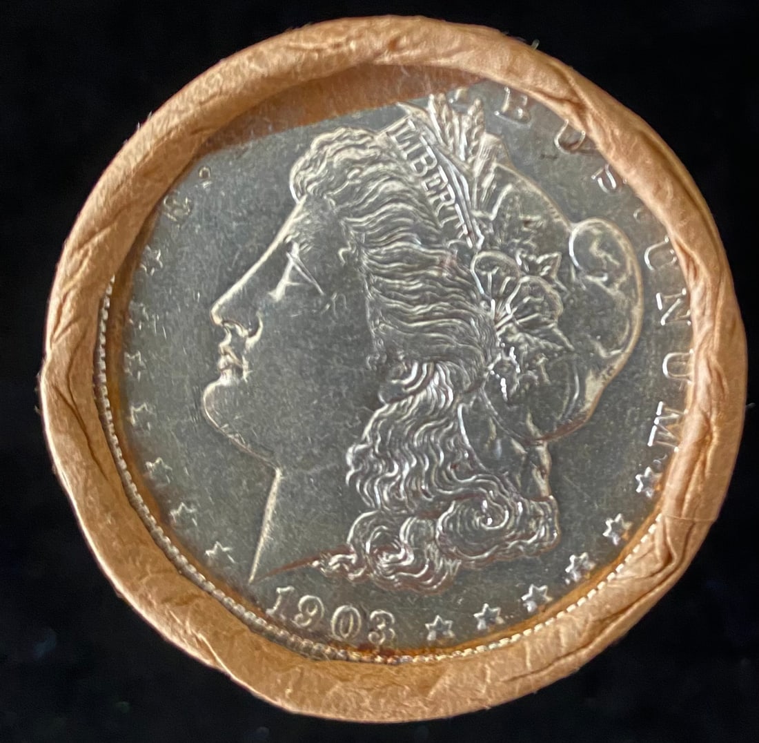 GEM BU $20 Morgan Silver Dollar 1903 & CC Ends (1 of 2)