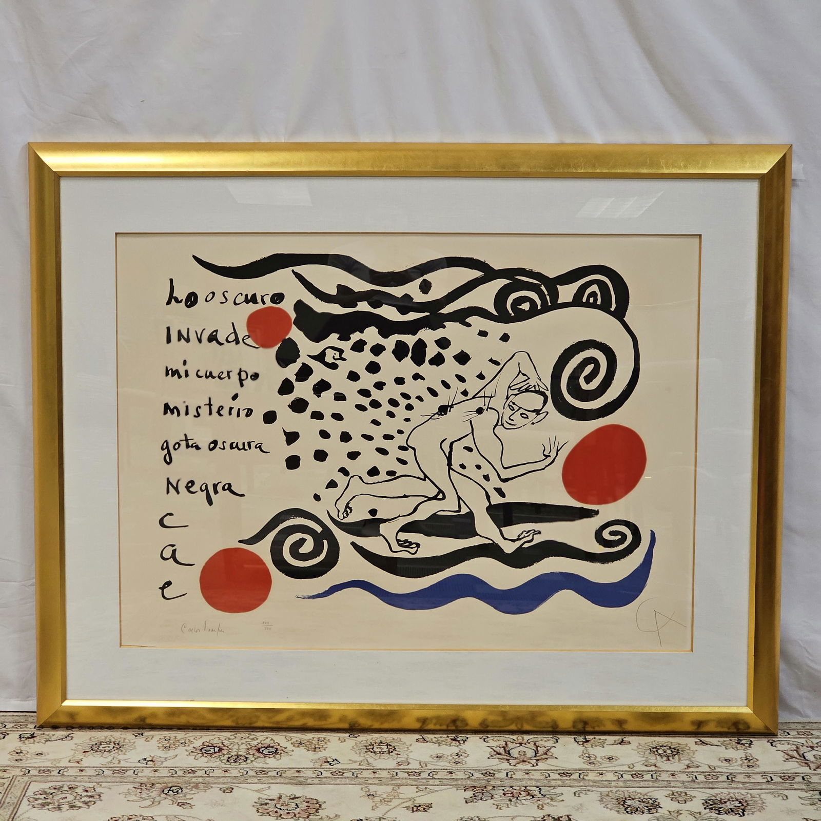 Alexander Calder (1898-1976) and Carlos Franqui lithograph (1 of 6)