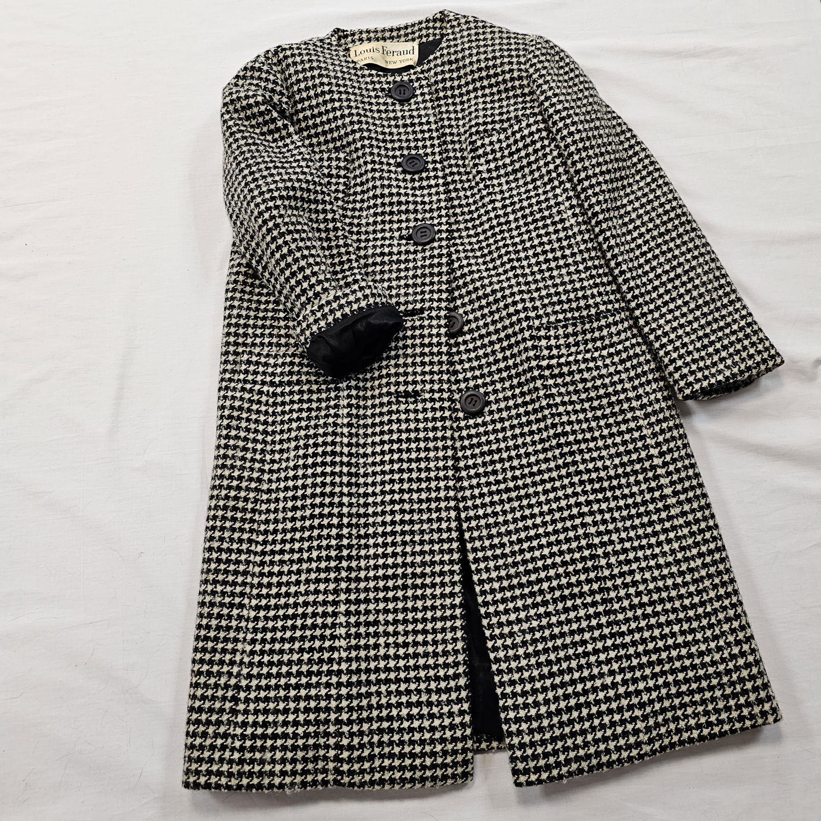 Vintage Louis Feraud Houndstooth Coat and Cape (1 of 3)