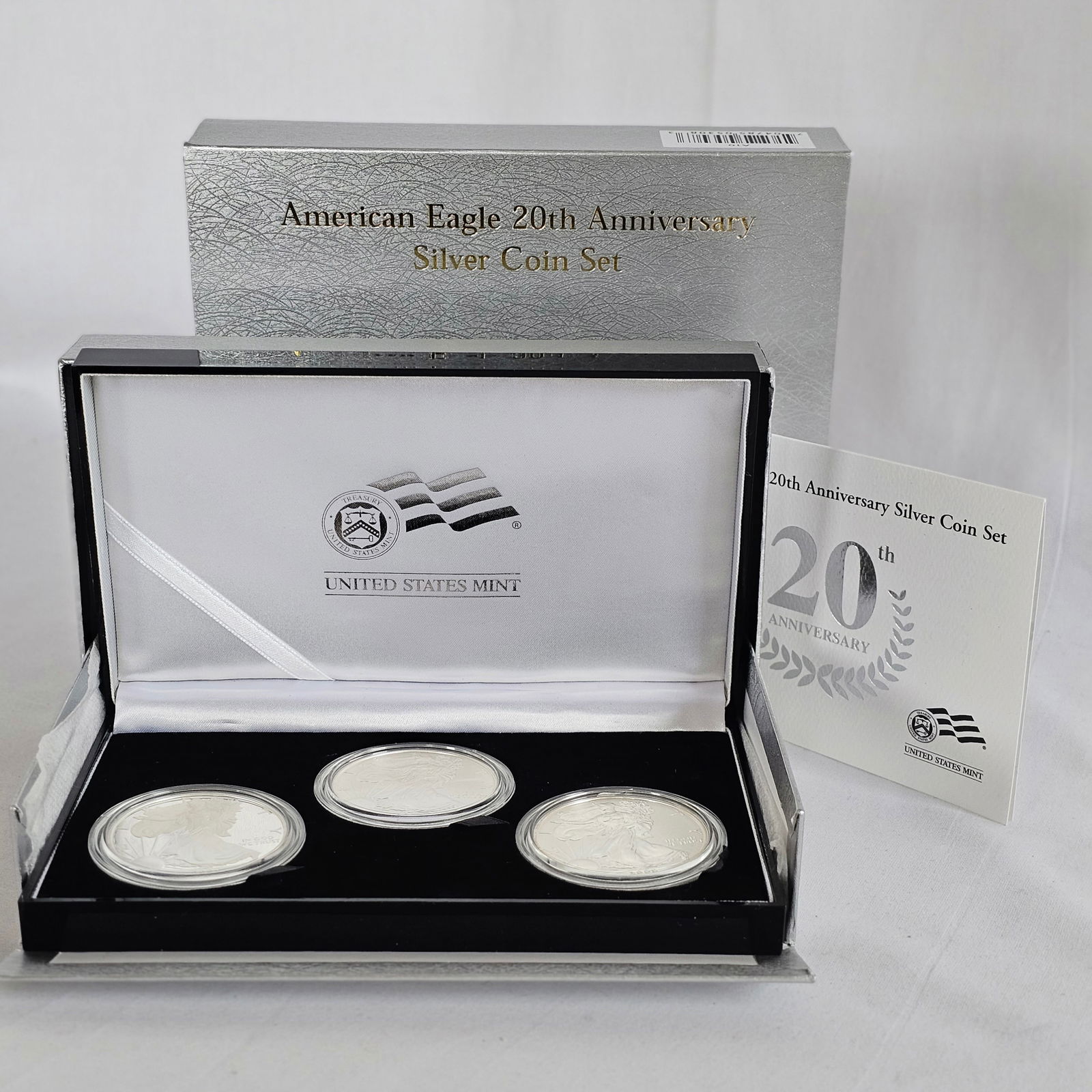 American Eagle 20th Anniversary Silver Coin Set (1 of 10)