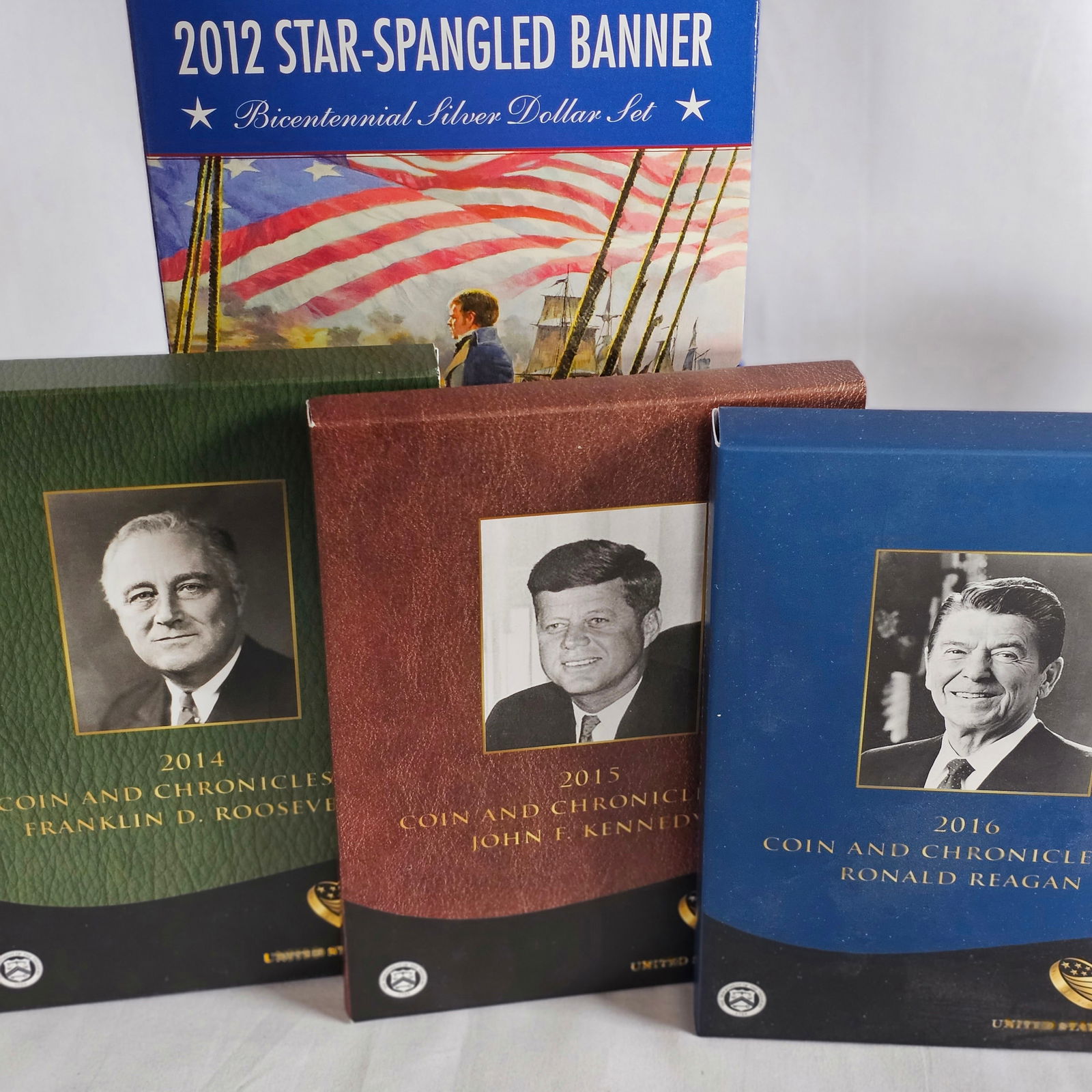 Group of Coin and Chronicle Presidential Sets and Star-Spangled Banner Coin (1 of 15)