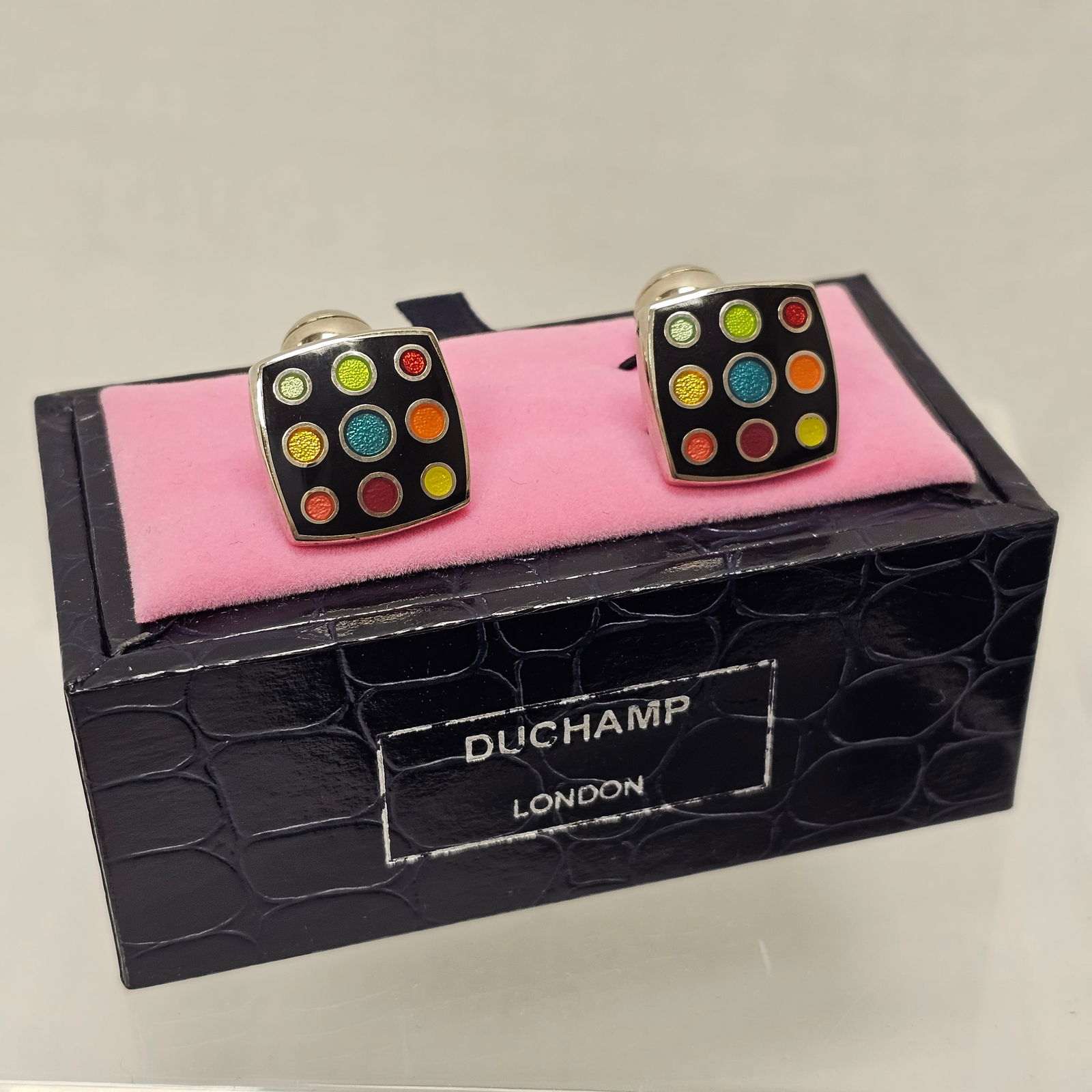 DuChamp Square & Colorful Cufflinks (1 of 7)