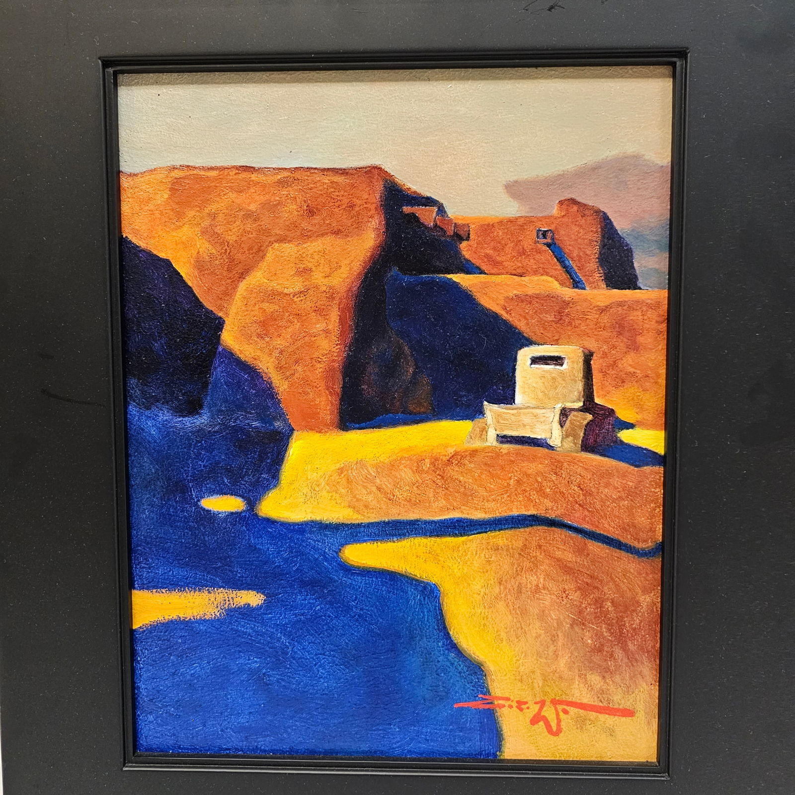 Z.Z. Wei ( 1957-) Untitled (Adobe & Pickup) (1 of 13)