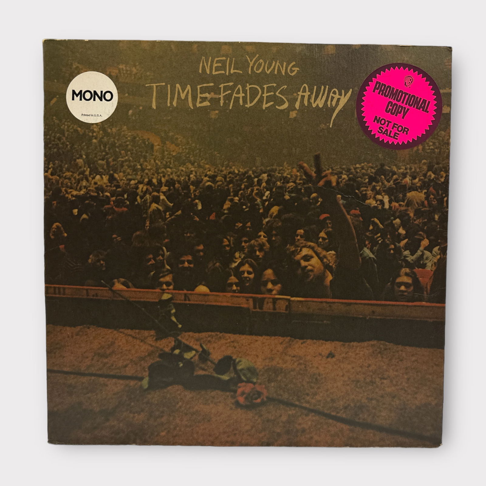 Neil Young "Time Fades Away" Record/LP: Neil Young "Time Fades Away" record/LP. Guests David Crosby and Graham Nash Produced by Elliot Mazer and Neil Young, manufactured by Reprise Records. Please refer to photos for condition and