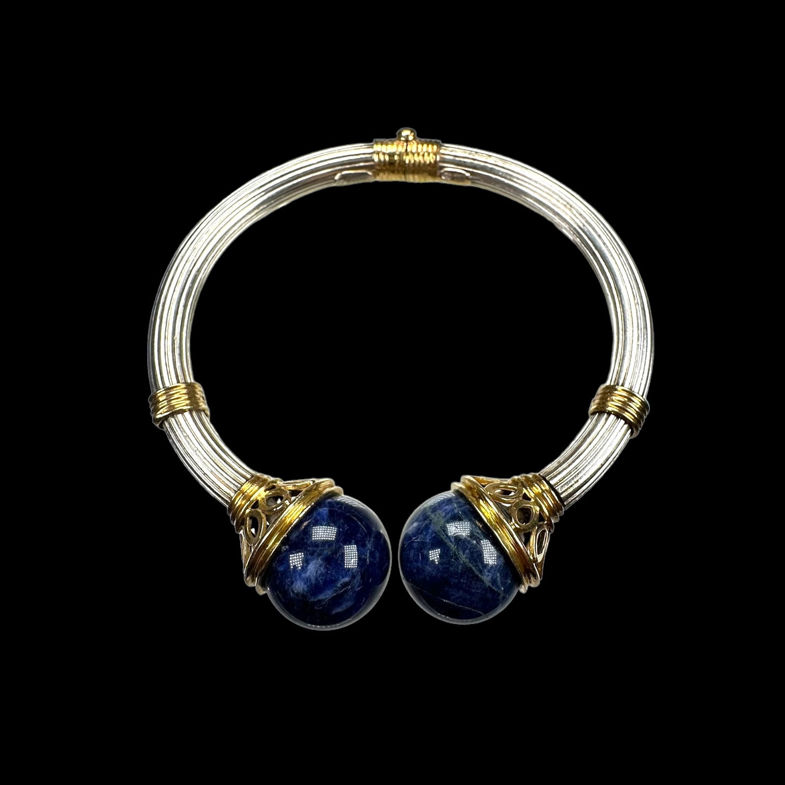 Ilias Lalaounis Sodalite, 18k, Sterling Silver Bracelet (1 of 5)