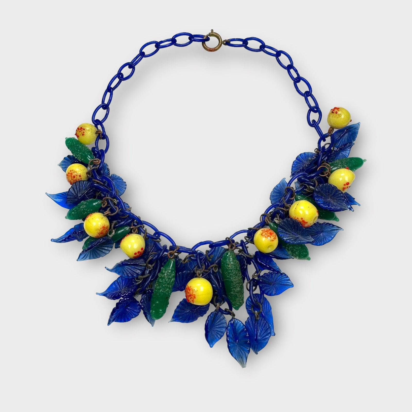 Glass, Resin, Fruit and Vegetable Necklace (1 of 5)