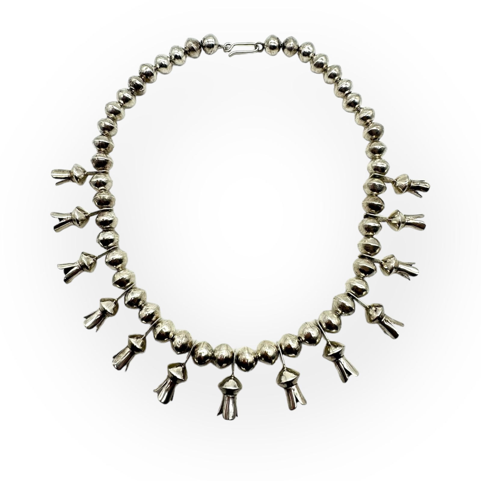 Southwest Style Sterling Silver Necklace (1 of 4)