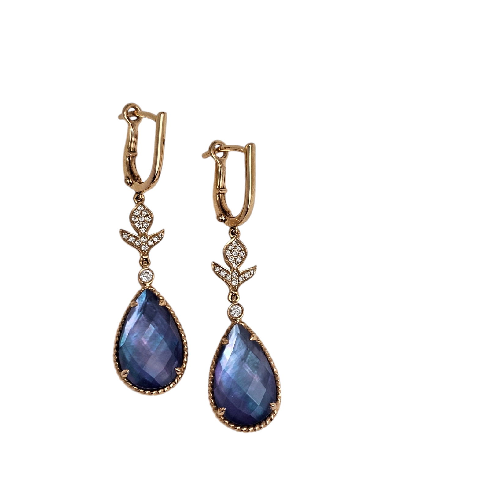 Pair of Multi-Stone, Diamond, 18k Earrings (1 of 4)
