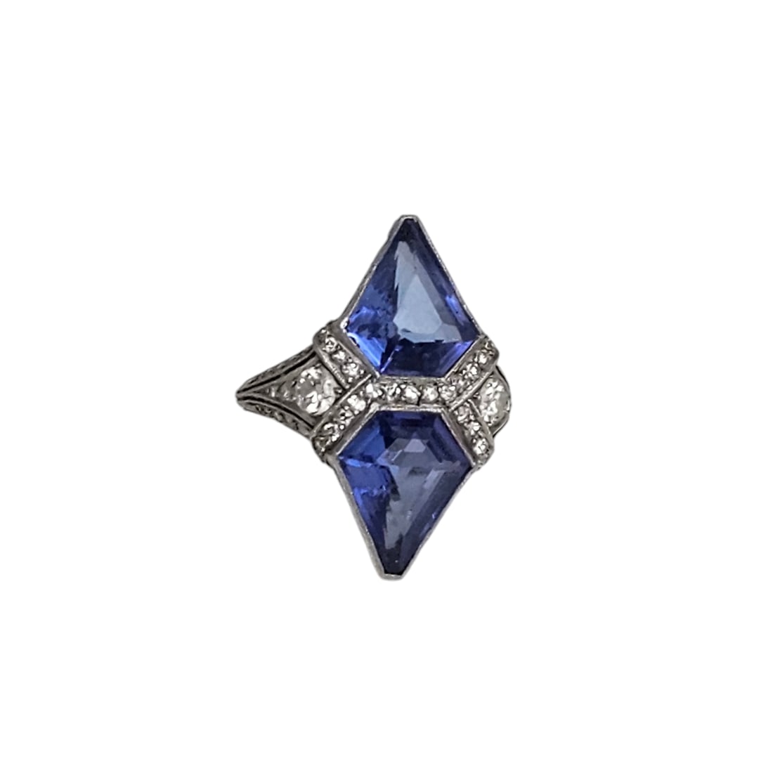 Tanzanite, Diamond, Platinum Ring, Tiffany & Co. (1 of 9)