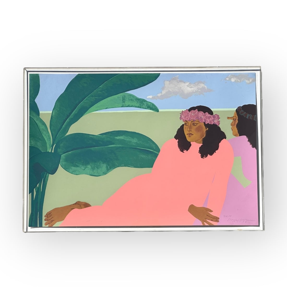 Peggy Hopper (Hawaii, 1936-) "Kailua Noon B" Lithograph (1 of 5)