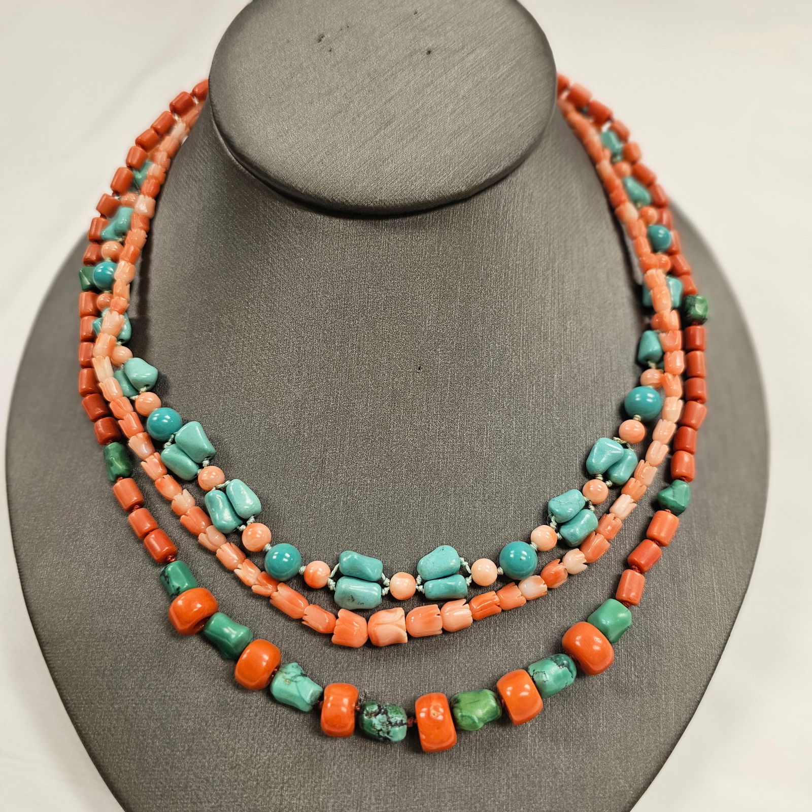 Grouping of Coral & Turquoise Necklaces (1 of 17)