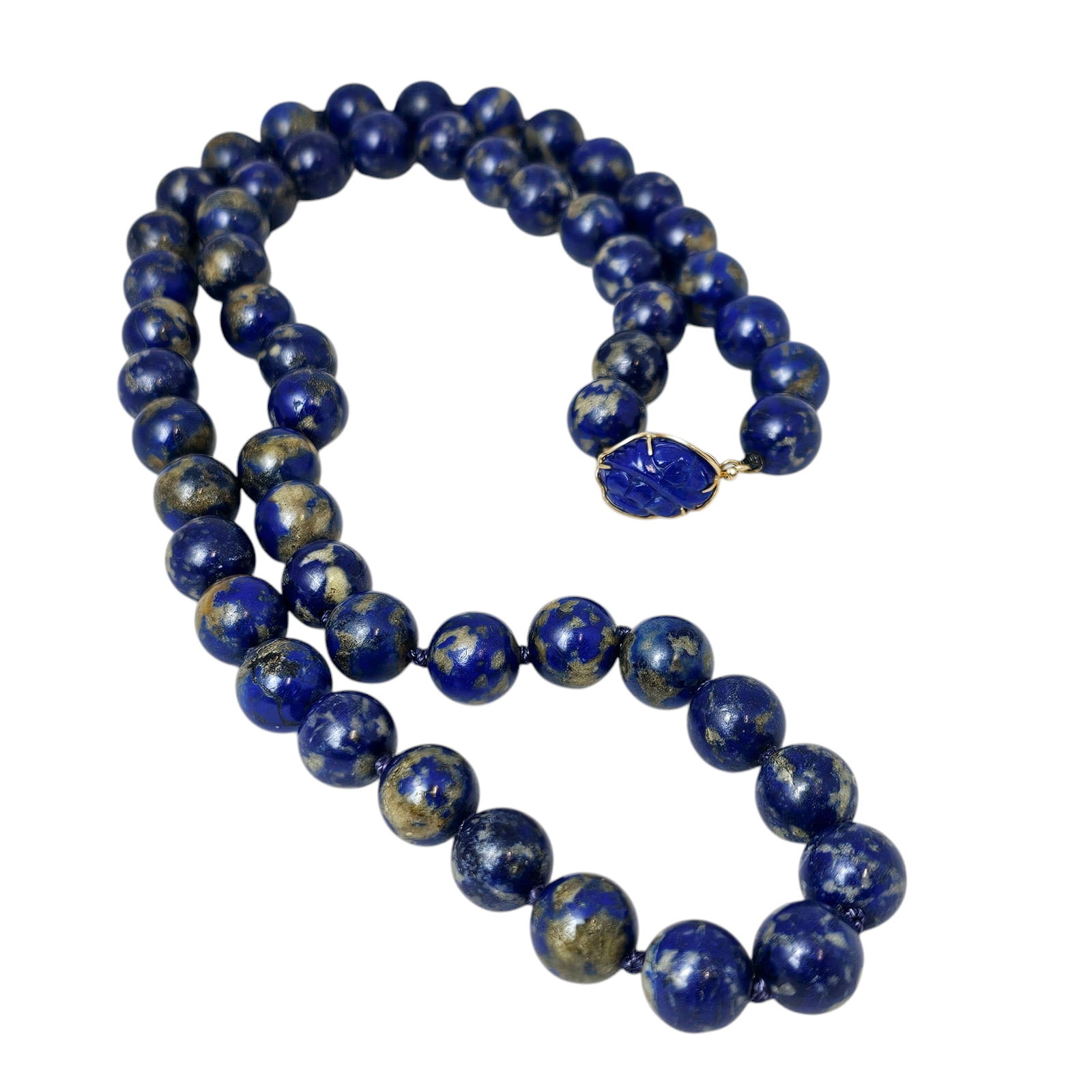 Lapis Lazuli, 14k Yellow Gold Necklace (1 of 7)