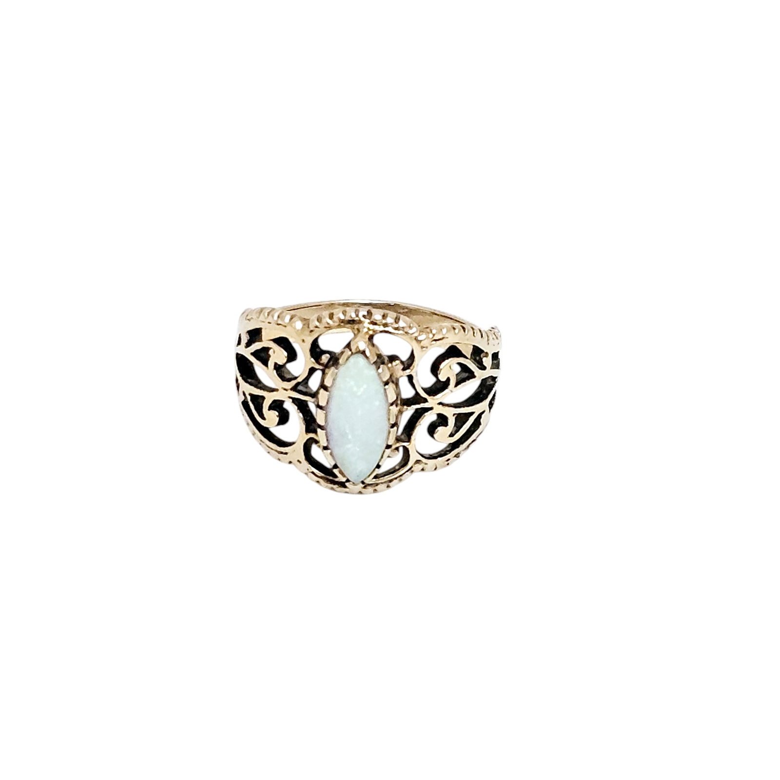 Opal, 14k Yellow Gold Ring (1 of 4)