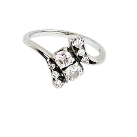 Diamond, 14k White Gold Ring
