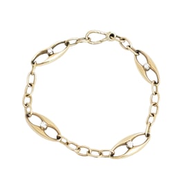 Diamond, 18k Yellow Gold Bracelet