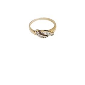 Diamond, 14k Yellow Gold Ring