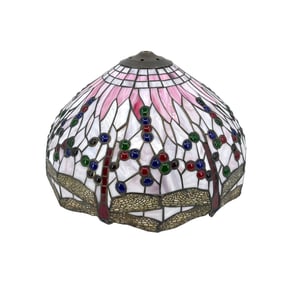 Dragonfly Stain Glass Tiffany Style Lampshade