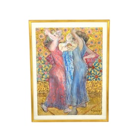 American School Contemporary Figural Painting "The Three Graces"