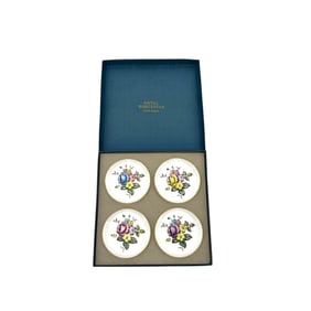 Boxed Royal Worcester Bone China Coasters