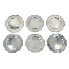 (Lot of 6) Baldwin Jewelry Co. Sterling Silver Plates
