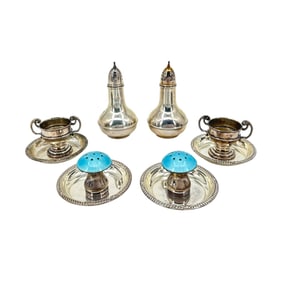 (Lot of 10) Sterling Silver Table Items