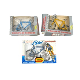 Group of Vintage Bike Made in Spain Toys