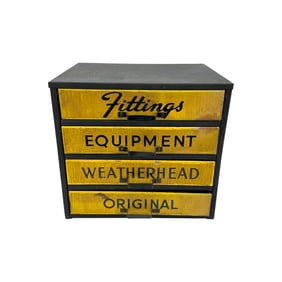 Vintage Weatherhead Parts Cabinet - 4 Drawer