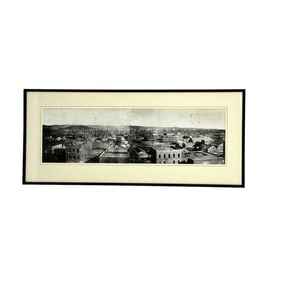 Panoramic Photograph of 19th Century San Francisco Waterfront