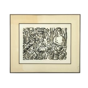 Marius Sznajderman (Venezuelan, 1926-2018) Lithograph Print