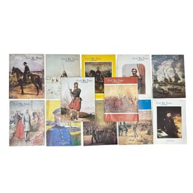 (Lot of 12) Civil War Times Illustrated Magazines 1978-1980