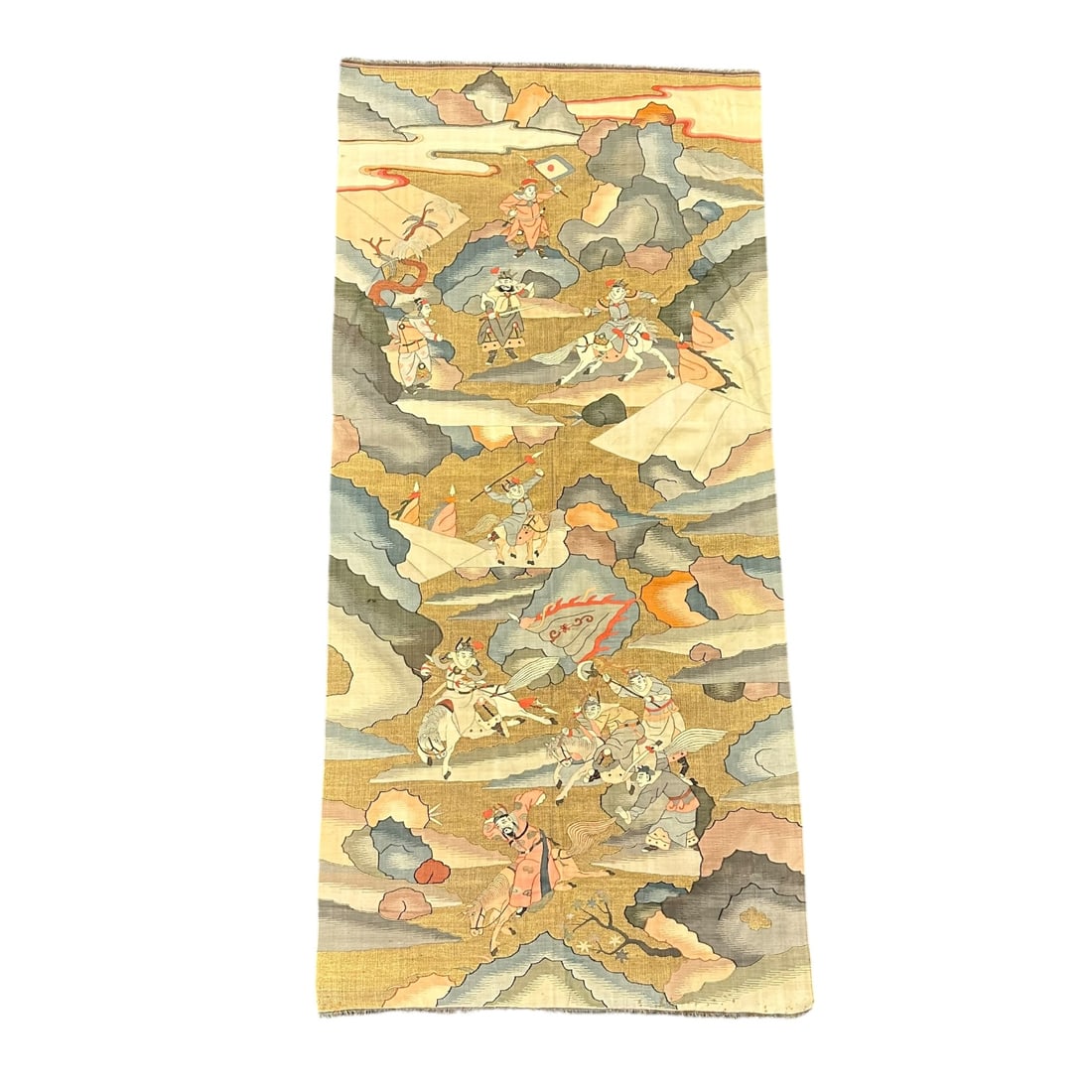 Chinese Suzhou Kesi Silk Textile Screen Panel, Late 19th/early 20th Century (1 of 5)