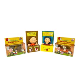 Peanuts Group of Toys Includes 2 Snoopy's Garage