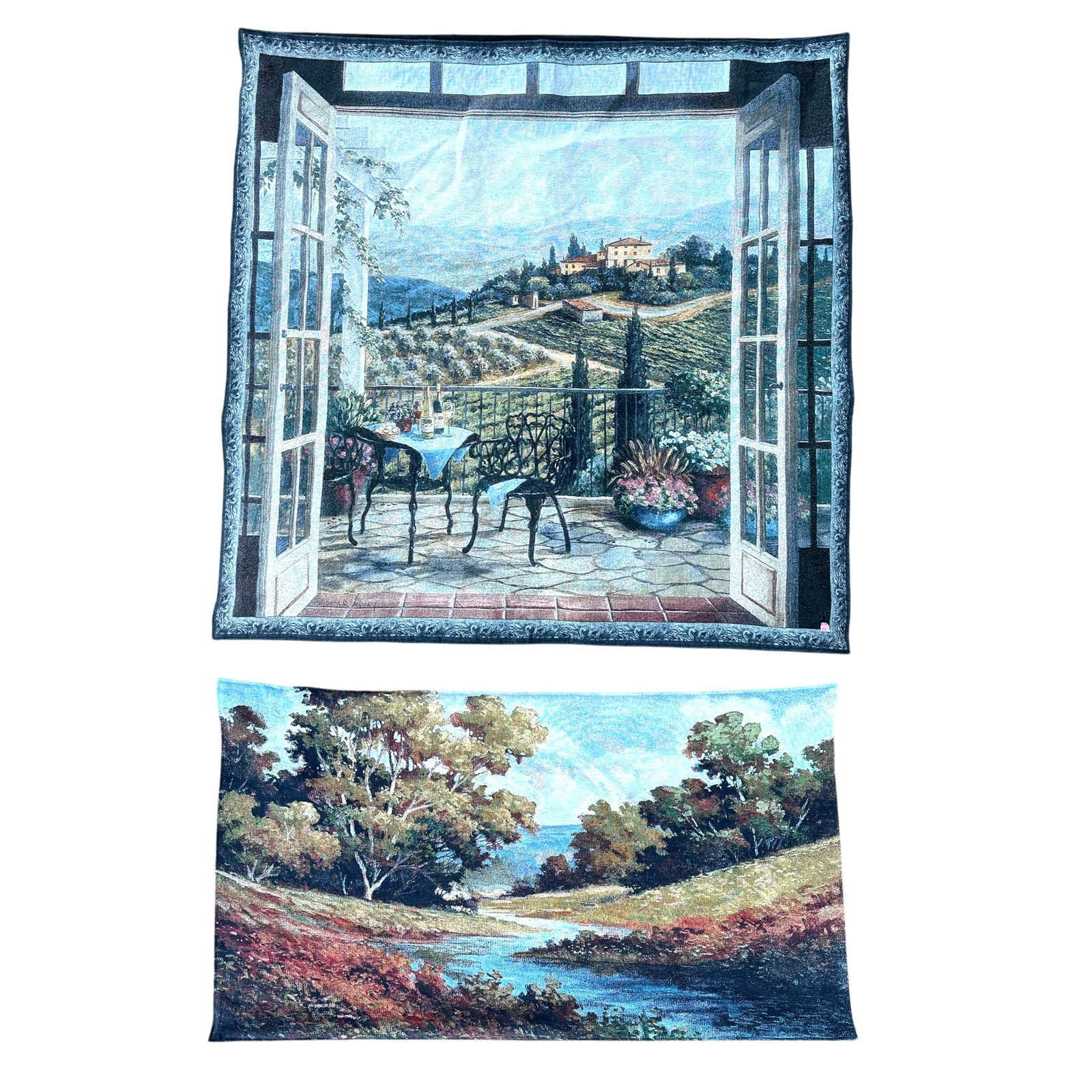 (Lot of 2) Contemporary Country Weavers Tapestry Group (1 of 6)