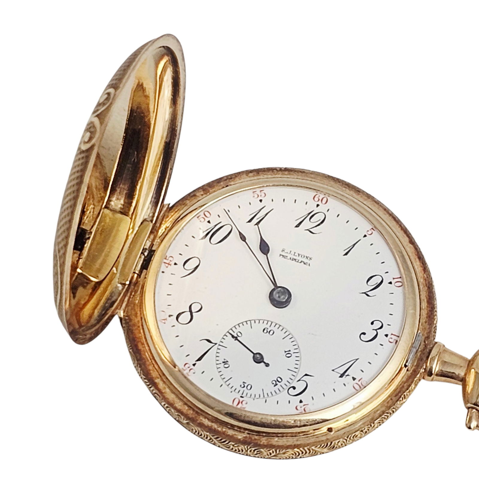 Ladies Private Label, 14k Hunting Case Pocket Watch (1 of 6)