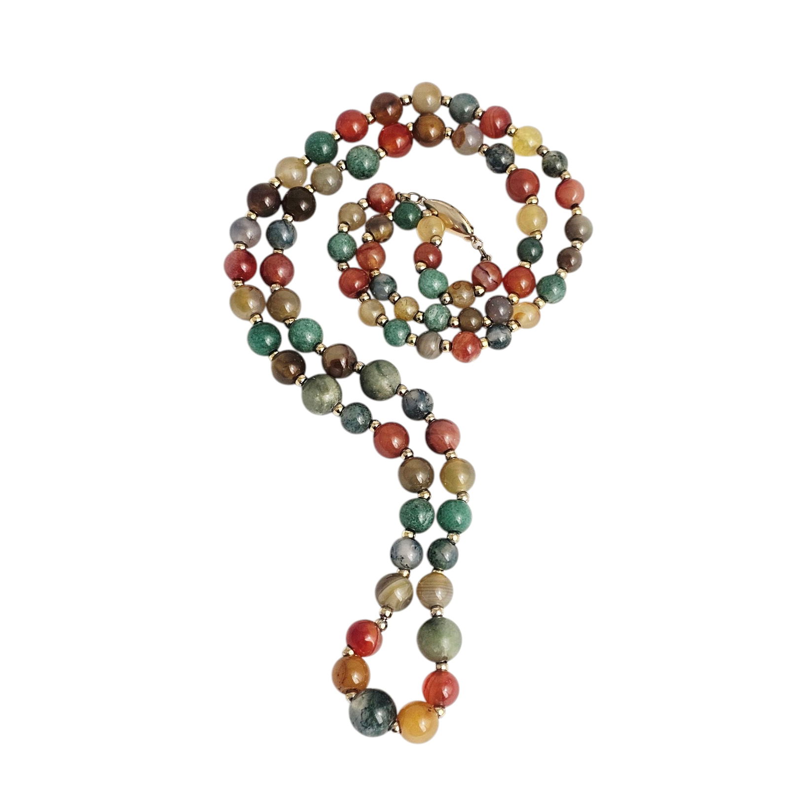 Multi-Stone, 14k Yellow Gold Necklace (1 of 5)