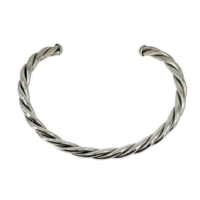 Mexican .950 Sterling Silver Torq Necklace