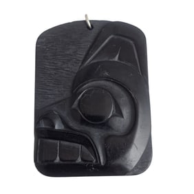 Denny Dixon 'Haida Bear' 4/87 Carved Argillite