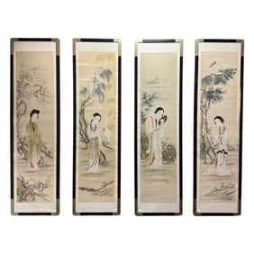(Lot of 4) Chinese 20th Century Painting Group