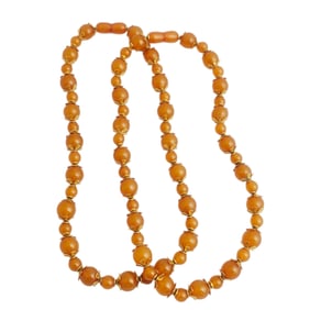 Pair of Vintage Amber Necklaces