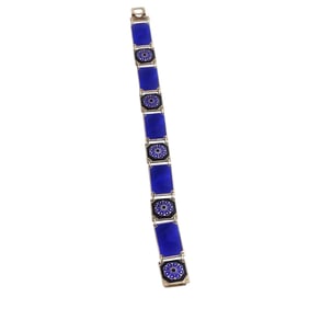 Vintage MCM David Anderson Sterling & Enamel Bracelet