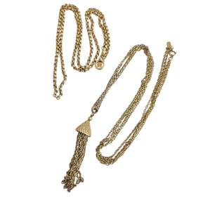 Goldtone Fashion Necklaces Vintage Givenchy & Monet