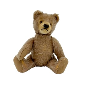 1940-1950 Attributed to Steiff Jointed Mohair Teddy Bear