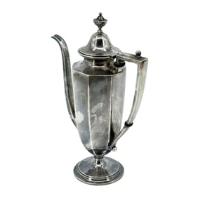 Frank M. Whiting & Co. American Early 20th Century Sterling Silver Hot Chocolate Pot