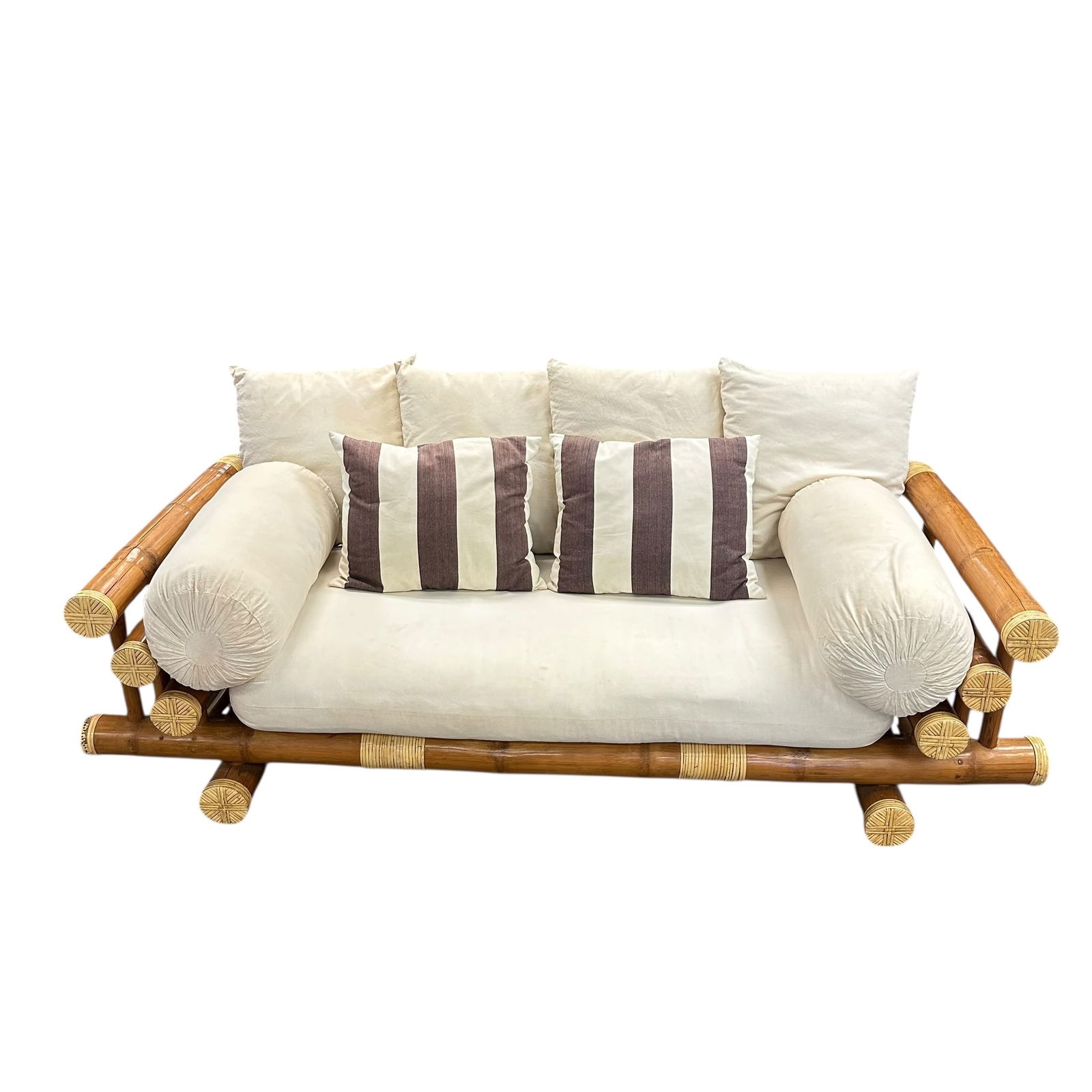Antonio Budji Layug Style Giant Bamboo Daybed or Couch (1 of 6)