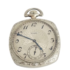 Art Deco Elgin Gold-Filled Pocket Watch