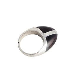 Modernist Sterling Silver Ring, Vespucci